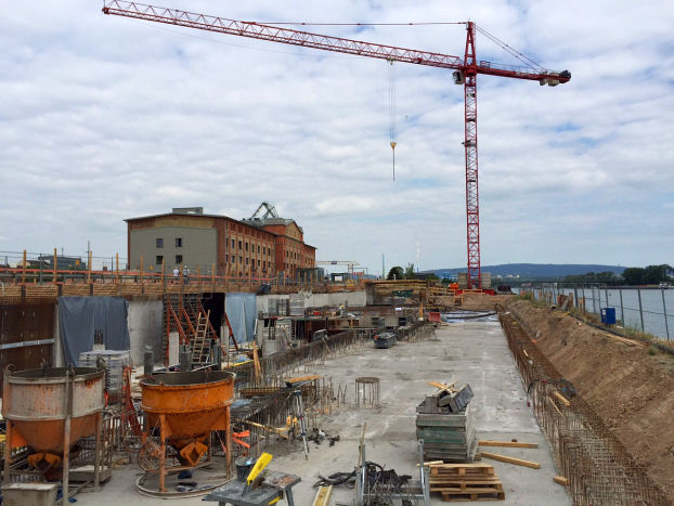Am Rheinkai 500 wird der Keller ausgebaut